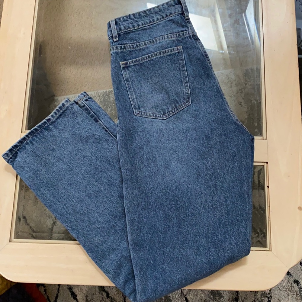 high waisted mom jeans